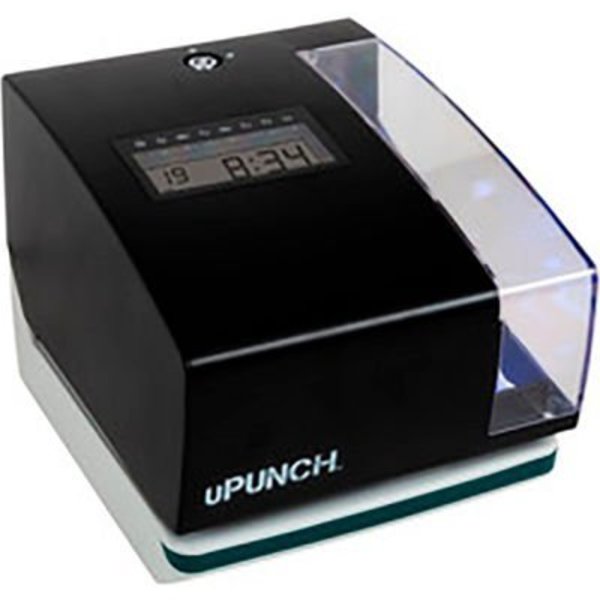 Acroprint Upunch Digital Clock And Stamp W 50 Time Cards 2 Keys And 1 Ink